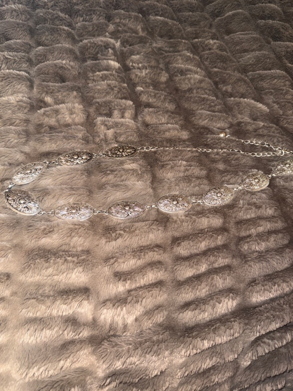 Silver Western Conch Belt